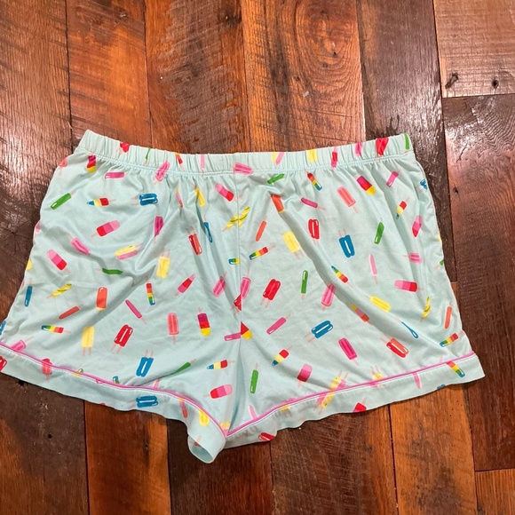 Kate Spade New York Popsicle Print Sleep Shorts XL Multicolor Pajama Bottoms - Picture 2 of 4